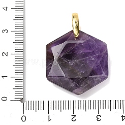 Natürliche Amethyst facettierte Anhänger&nbsp;G-B188-03G-05