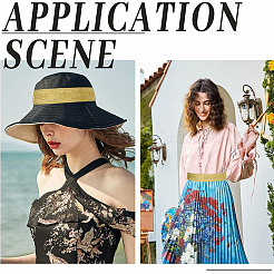 4.6~5 ярд полиэфирной жаккардовой ленты в этническом стиле для шитья украшений&nbsp;OCOR-GF0003-96B