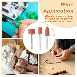 60 шт. 3-х стильное абразивное шлифовальное сверло из оксида алюминия для принадлежностей вращающегося инструмента TOOL-DC0001-08