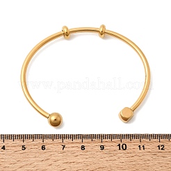 Manschettenarmreifen aus 304 Edelstahl&nbsp;BJEW-P394-01G