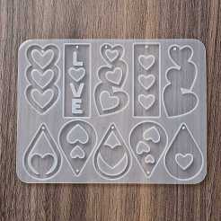 Серьги-серьги-подвески своими руками в силиконовой форме X1-DIY-Q033-06A