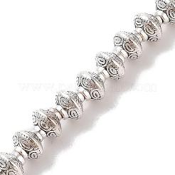 Тибетский стиль двойной конус сплава шарик нити X-TIBEB-O007-14-RS