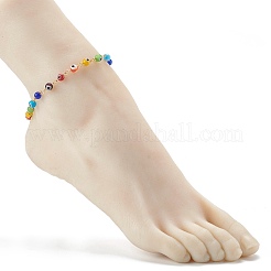 Cavigliere con catene in ottone&nbsp;AJEW-AN00448