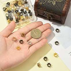 60pcs 6 Farben tibetanische Legierungsperlen&nbsp;FIND-FS0004-91