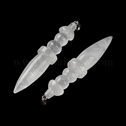 Большие подвески из натурального и синтетического смешанного драгоценного камня&nbsp;G-H338-03P