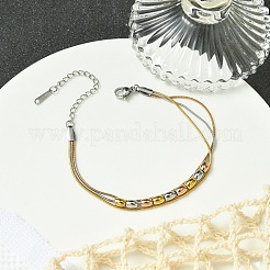 Mehrreihige Armbänder aus 304 Edelstahl&nbsp;BJEW-G733-02G