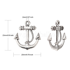Pendentifs en alliage de style tibétain&nbsp;LF0835Y