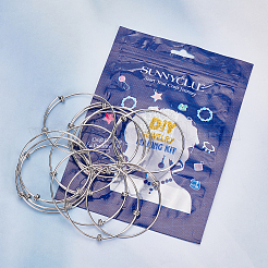 12шт регулируемый браслет из нержавеющей стали 201 изготовление&nbsp;STAS-SC0003-80