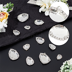 24 шт. 4-х стильная латунная оправа для кабошона RB-PH0001-18P