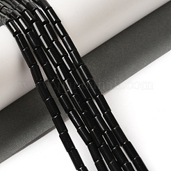 Натуральный черный камень бисер нитей G-B091-A16-01