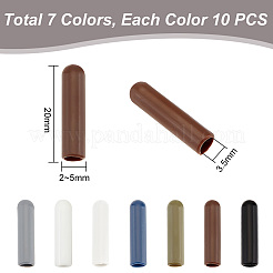 70шт 7 пластиковых наконечника для шнурков KY-PH0001-84
