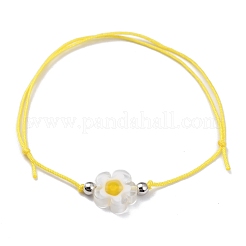 Регулируемые браслеты из бисера с нейлоновой нитью BJEW-JB05959