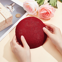 Круглая шляпа-фантаст из искусственной конопли для шляпной мастерской AJEW-WH0472-45C-03