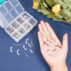 Сплавочные овальные бусины тибетского стиля  TIBEB-YW0001-01