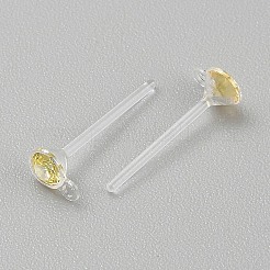 Ohrstecker aus Harz geZubehörn&nbsp;RESI-WH20001-08I