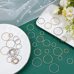 48 шт. 8 стиля соединительного кольца из нержавеющей стали 304 STAS-ME0002-36