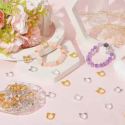 90шт. 3-цветная литая рамка для бусин&nbsp;FIND-SC0015-74