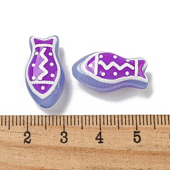 Прозрачные стеклянные бусины ручной работы GLAA-N0028-02C