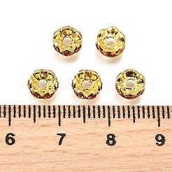 Латунные бусины разделители для поставки стразов&nbsp;RB-A014-L6mm-20G