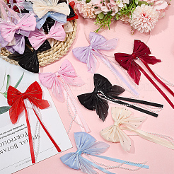28 шт. 7-х цветные аксессуары для бантов из полиэфирной смолы&nbsp;DIY-SP0004-79