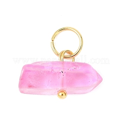 Подвески из окрашенного натурального кварцевого кристалла&nbsp;PALLOY-JF04581-02