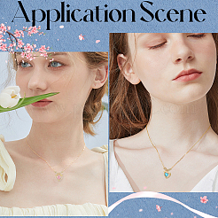 8 шт. 2 цвета латунные подвески с микропаве и кубическим цирконием&nbsp;KK-BBC0019-71