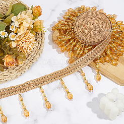 5.9 м полиэстеровая кружевная лента с бахромой OCOR-WR0001-37A