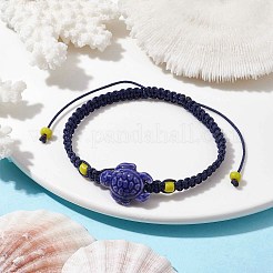 Фарфоровые браслеты из плетенных бусин черепаха&nbsp;BJEW-JB10058-01