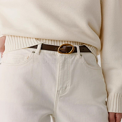 Корсетные ремни из искусственной кожи с застежками из цинкового сплава AJEW-WH0007-33B