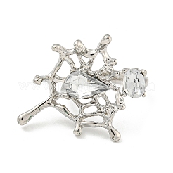 Женские манжеты из цинкового сплава со стразами&nbsp;LS-RJEW-Z048-07P-01