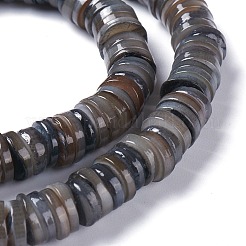 Нити бусин из натуральных пресноводных ракушек X-BSHE-I016-04A