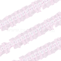 10 м полиэстеровая кружевная лента для отделки складками&nbsp;OCOR-CY0002-30B