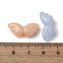 Светящиеся прозрачные акриловые бусины&nbsp;X-LACR-S001-08