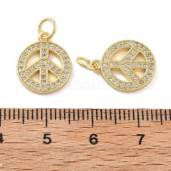 Латунные микро проложить кубического циркония подвески&nbsp;KK-C092-04G