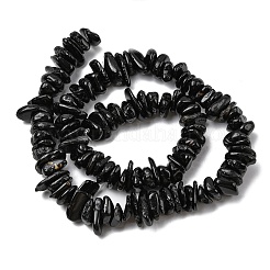 Натуральный черный турмалин бисер нитей G-A285-A07-01