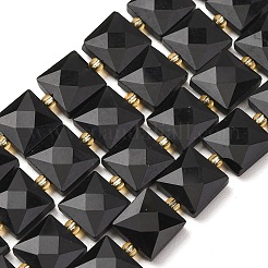 Natürlichen Obsidian Perlen Stränge&nbsp;G-F839-A33-01