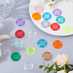 180 mini decorazione per esposizione di dischi in plastica&nbsp;DJEW-FH0011-56