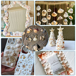 300 шт. натуральные бусины из ракушек&nbsp;SSHEL-SP0001-03