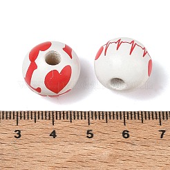 Abalorios europeos de madera&nbsp;WD-CBA5363-01A