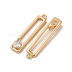 Pendentifs en laiton zircon cubique transparent&nbsp;KK-Z112-35G