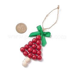 Рождественские елки деревянные подвесные украшения HJEW-JM04353