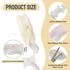 Bordure en dentelle de polyester&nbsp;DIY-TAC0010-49D