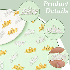 Подвески из сплава 40шт 2 цветов&nbsp;FIND-SC0020-50