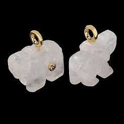 Natürliche Quarzkristall-Anhänger&nbsp;G-H357-01G-15