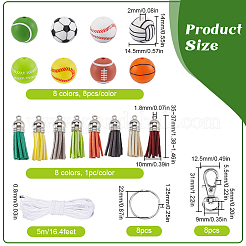 Набор для самостоятельного изготовления брелока в виде спортивного мяча&nbsp;DIY-SP0001-48