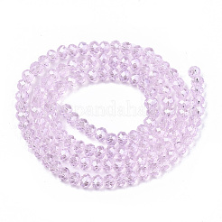 FilI di perline in vetro placcato&nbsp;LS-EGLA-A044-T6mm-A10