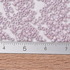 MIYUKIデリカビーズ  シリンダー  日本製シードビーズ  11/0  （db1504)不透明な淡いバラab  1.3x1.6mm  穴：0.8mm  約10000個/袋  50 G /袋&nbsp;SEED-X0054-DB1504