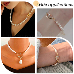 100 шт. латунные наконечники для бусин KK-BBC0009-06