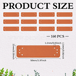 Etiquetas de cuero pu&nbsp;DIY-WH0780-32