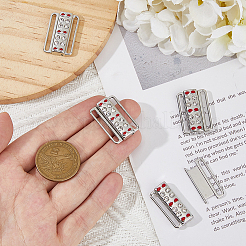 10 шт. зажимы для бикини со стразами из сплава&nbsp;FIND-FH0010-01